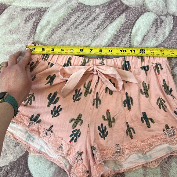 Torrid Super Soft Lace Trim Short in Pink Cactus - Picture 5 of 9